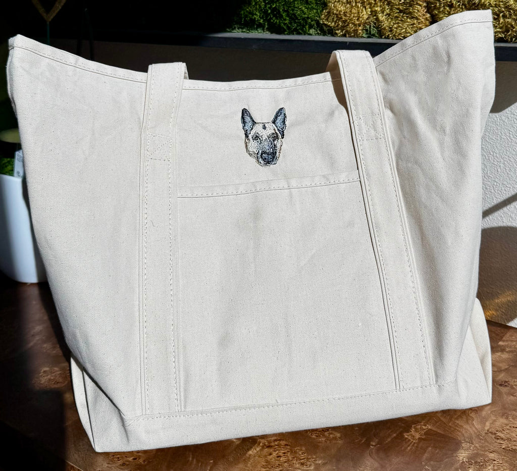 Custom Pet Canvas Tote Bag