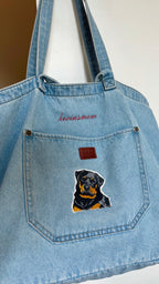 Custom Pet Canvas Tote Bag